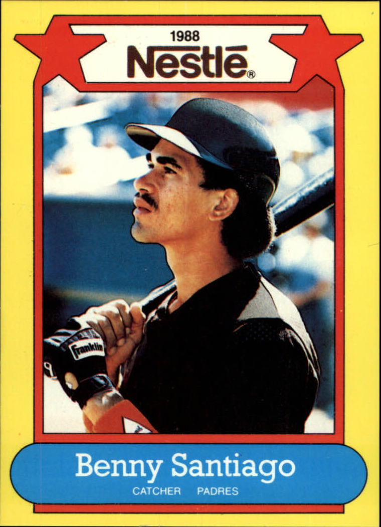 1988 Nestle Baseball Cards     012      Benito Santiago